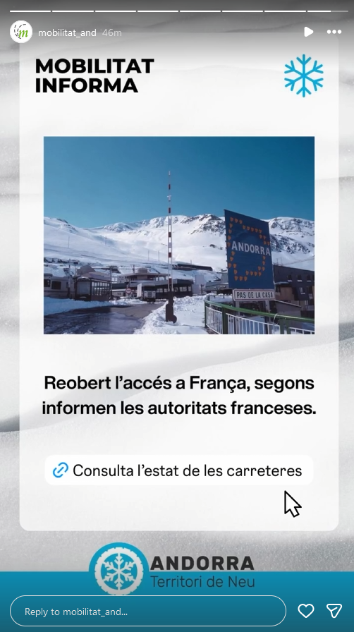 Reobert l’accés al Pas de la Casa