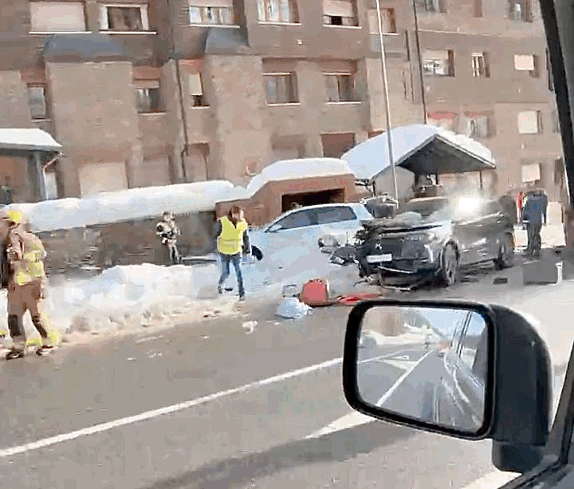 Dos ferits en un xoc frontal a la Vall d’Incles
