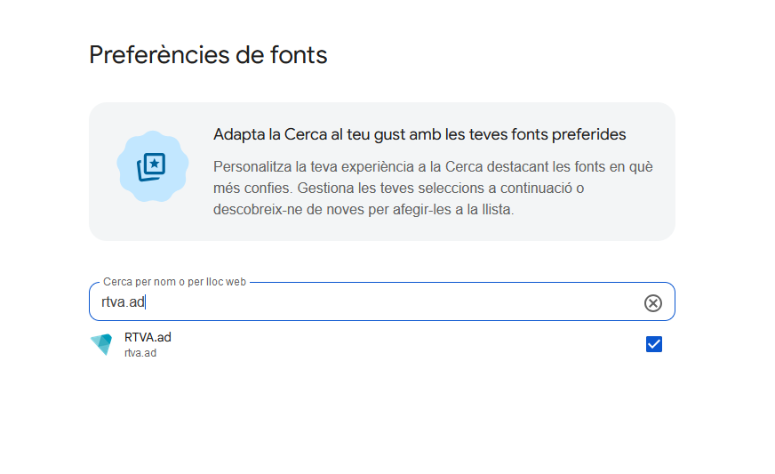 font preferida