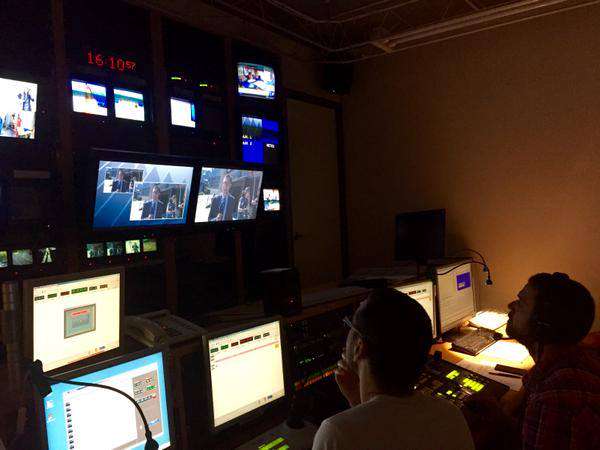 El20seguiment20de20la20visita20del20primer20ministre20en20directe20per20ATV20i20www.andorradifusio.ad.20Foto20des20de20realitzaciC3B3.